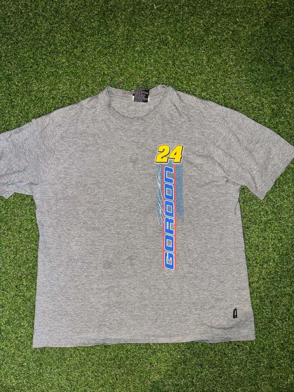 Jeff Gordon 24 NASCAR Gray Graphic T-Shirt